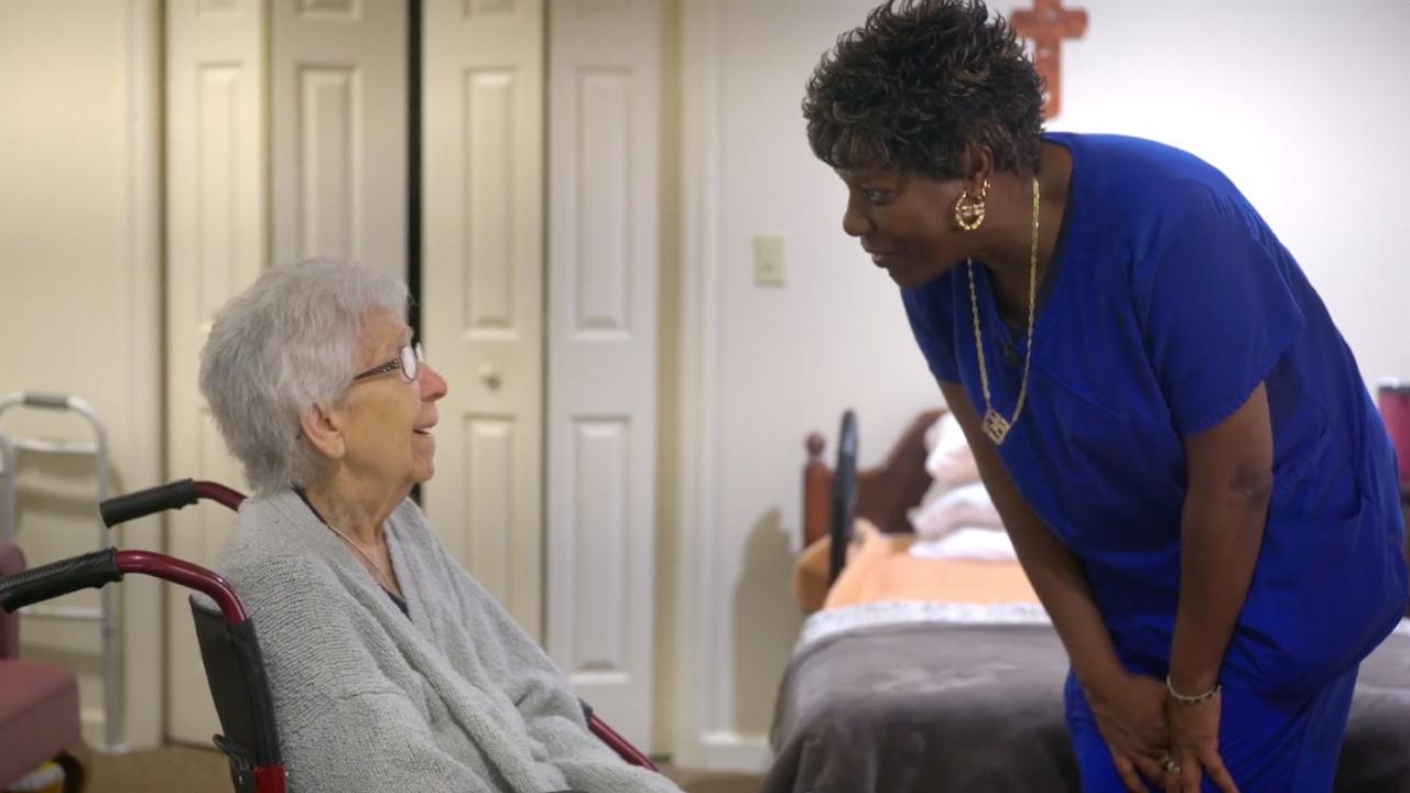Still from A Day in The Life of a Certified Nurse Aide