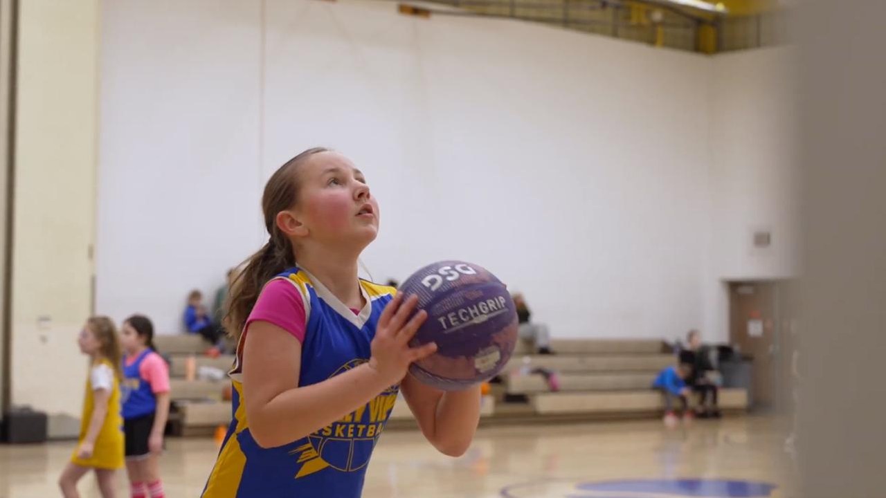 Still from She Beat Cancer & Returned to the Game She Loves